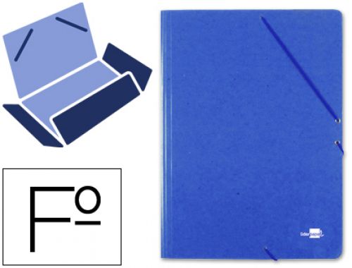 Pasta de elasticos liderpapel folio azul , Liderpapel , 24046 , 8423473240469